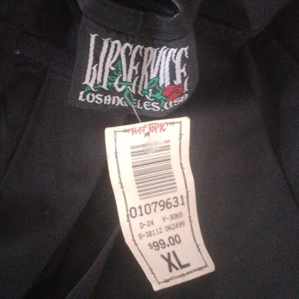 VINTAGE 1990s Hot Topic Pleather Gown